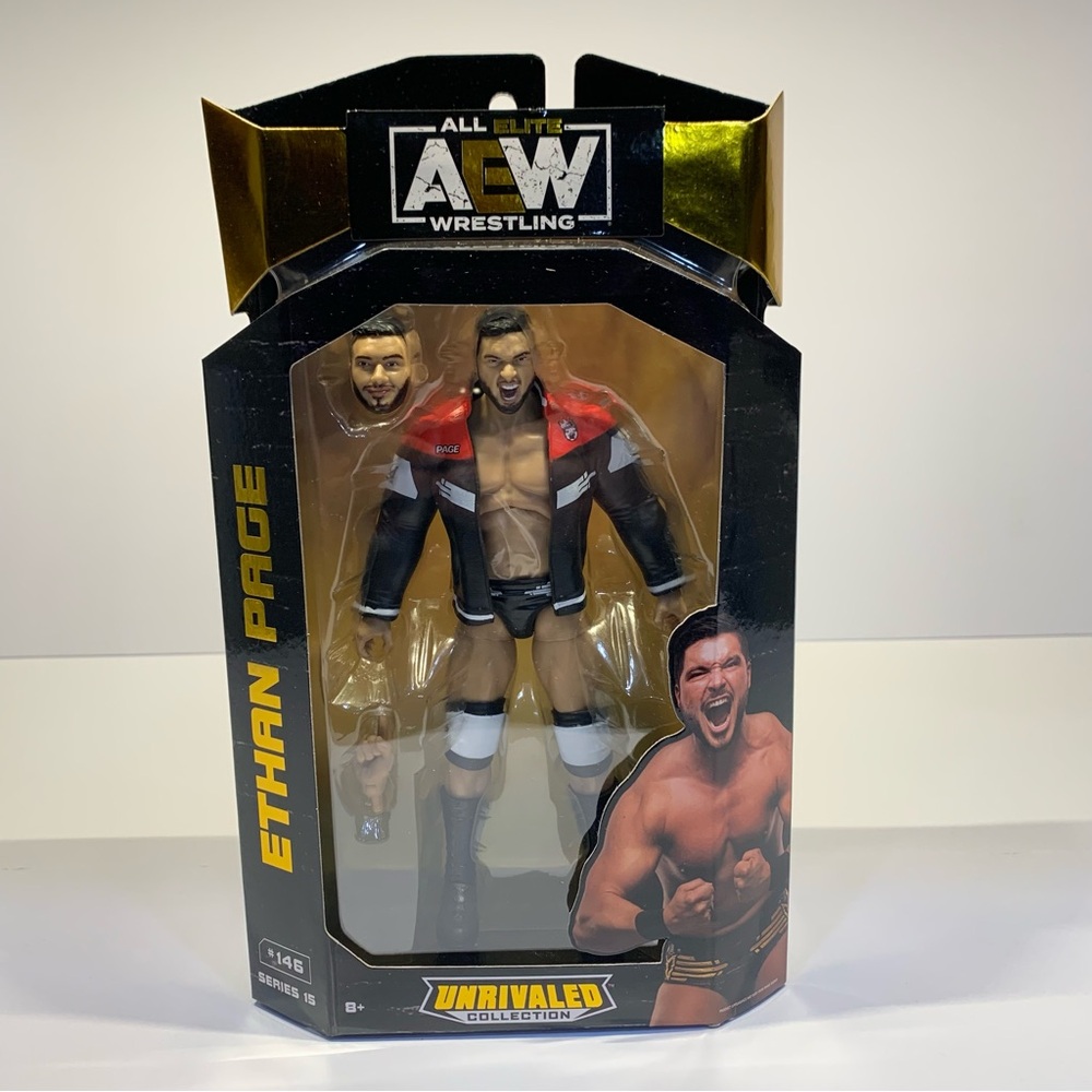 AEW Wrestling Figure Ethan Page #146 Unrivaled Collection Series 15 WWE TNA NXT